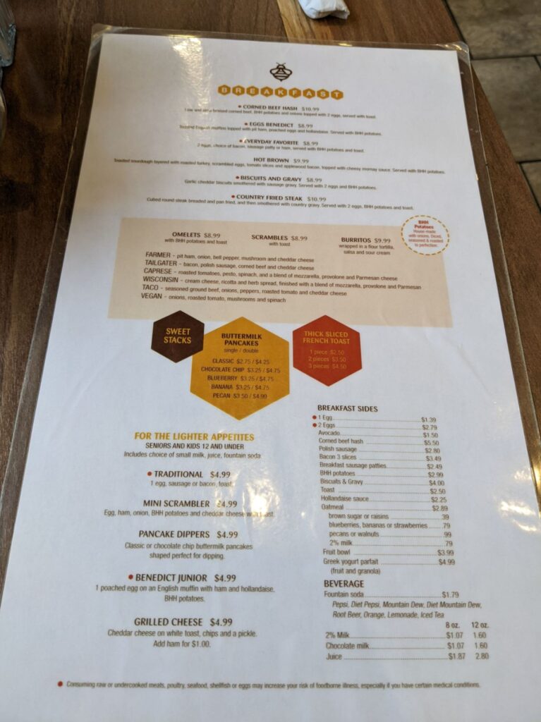 Black Honey Hashery Menu 5