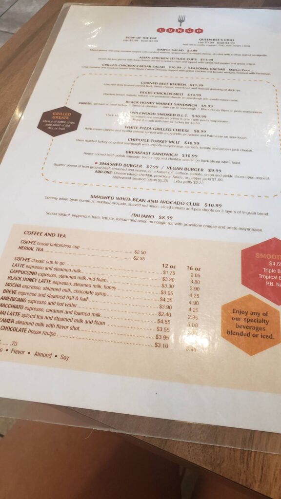 Black Honey Hashery Menu 7